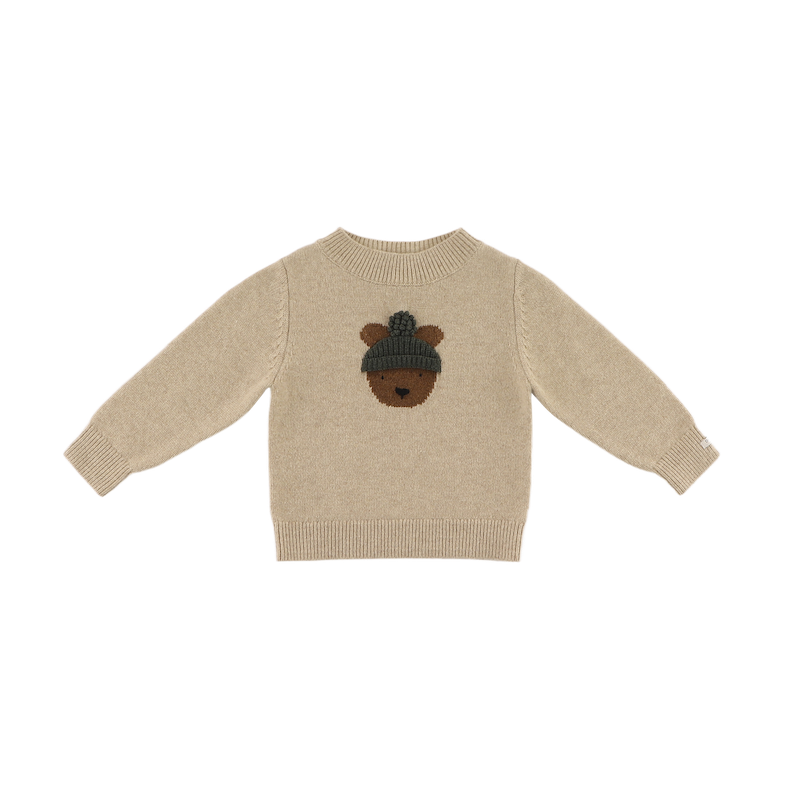 Donsje Amsterdam - Denn Merino Wool Sweater | Bear - Maglione in Lana merino Orsetto