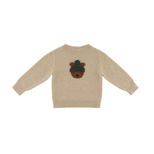 Donsje Amsterdam - Denn Merino Wool Sweater | Bear - Maglione in Lana merino Orsetto