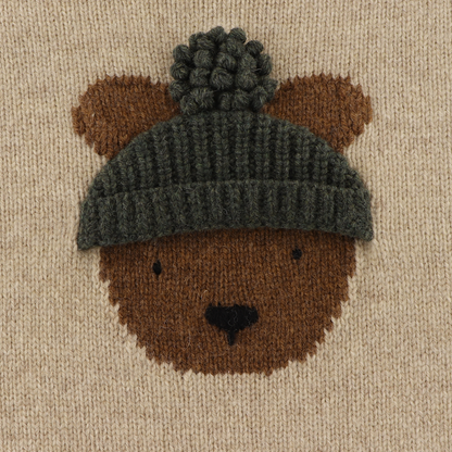 Donsje Amsterdam - Denn Merino Wool Sweater | Bear - Maglione in Lana merino Orsetto