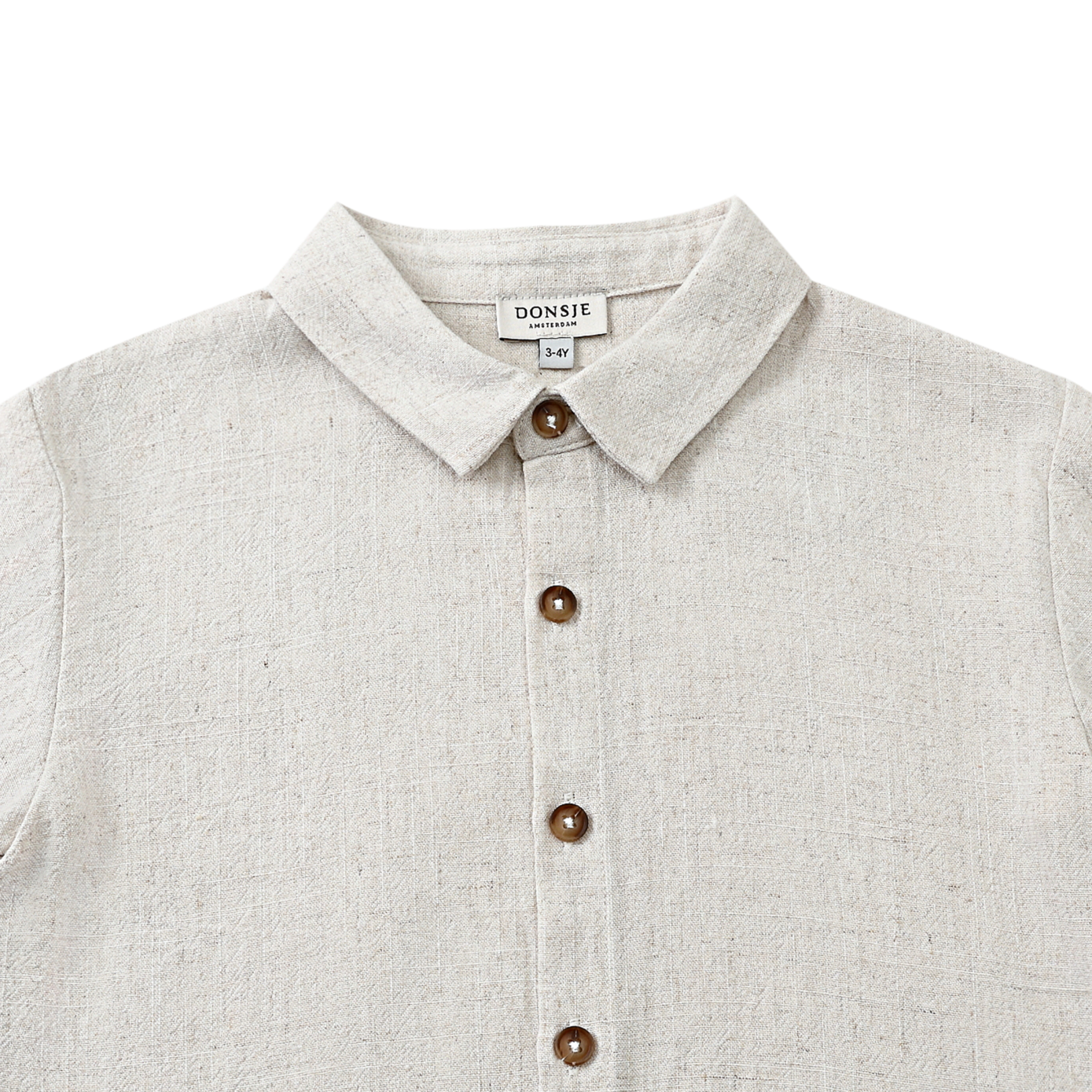 Donsje Amsterdam - Brammie Shirt - Camicia lino e viscosa