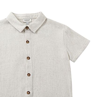 Donsje Amsterdam - Brammie Shirt - Camicia lino e viscosa