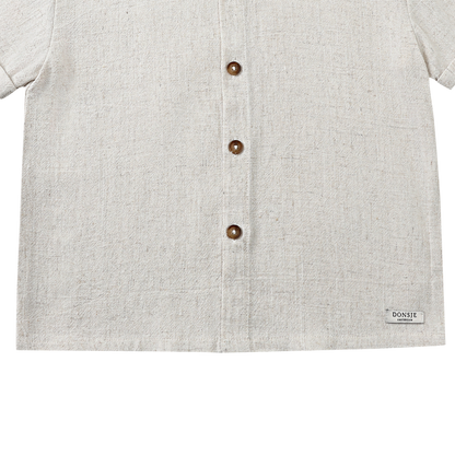 Donsje Amsterdam - Brammie Shirt - Camicia lino e viscosa