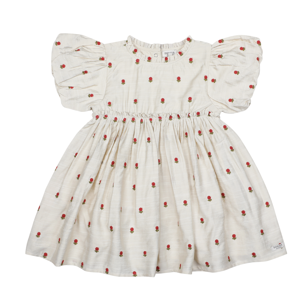Donsje Amsterdam - Camilla Dress | Red Roses - Vestito