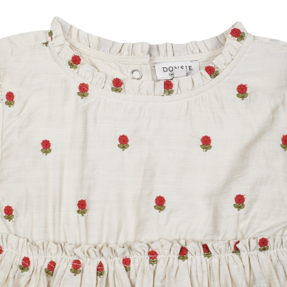 Donsje Amsterdam - Camilla Dress | Red Roses - Vestito