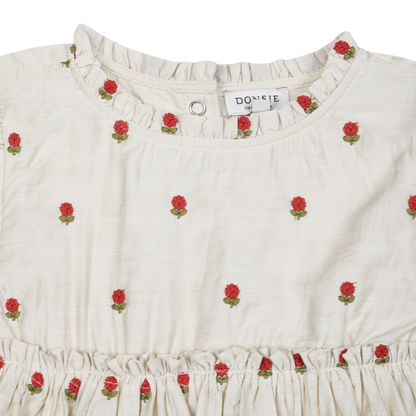 Donsje Amsterdam - Camilla Dress | Red Roses - Vestito