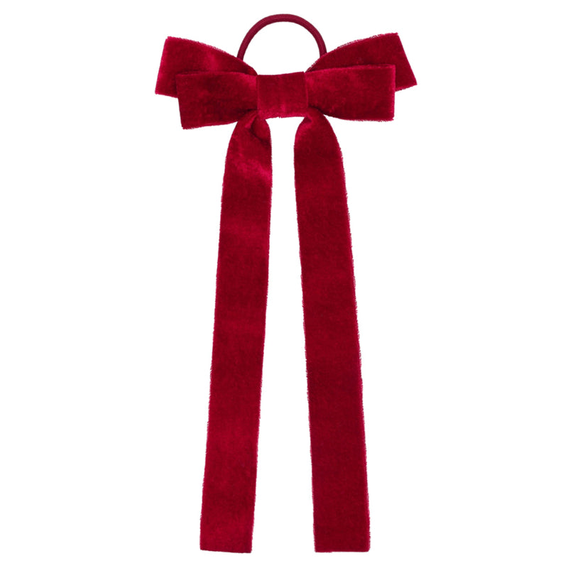 Hust&Claire - Natale - Elastico con fiocco in velluto