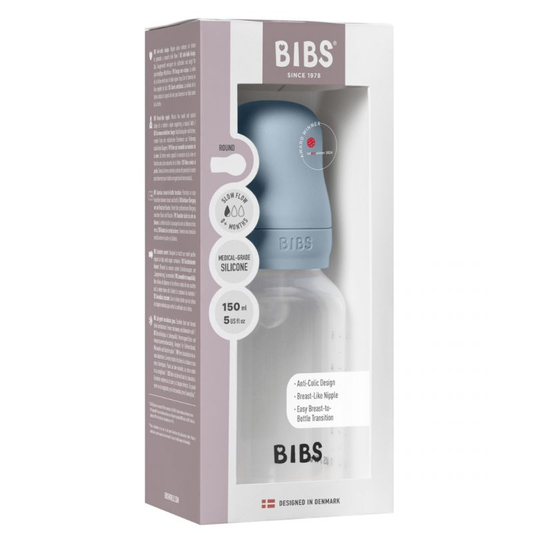 BIBS - Biberon 150ml - Baby Blue - Azzurro