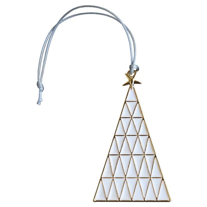 Räder - Decorazione da appendere in metallo - Albero di Natale merry Christmas 10x10cm