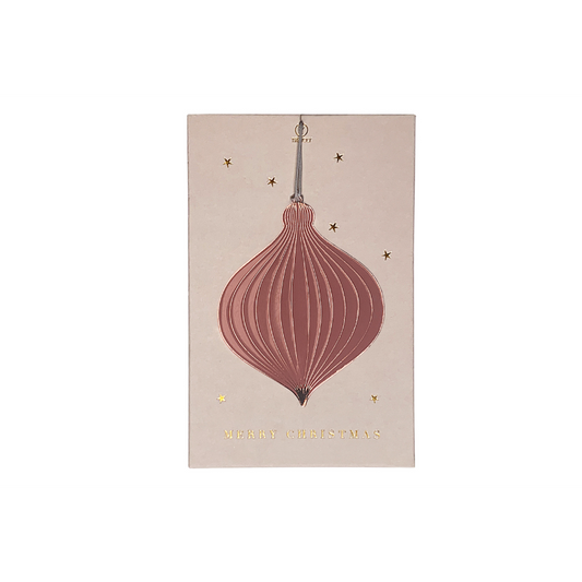 Räder - Decorazione da appendere in metallo - Lanterna Merry Christmas 9x14cm