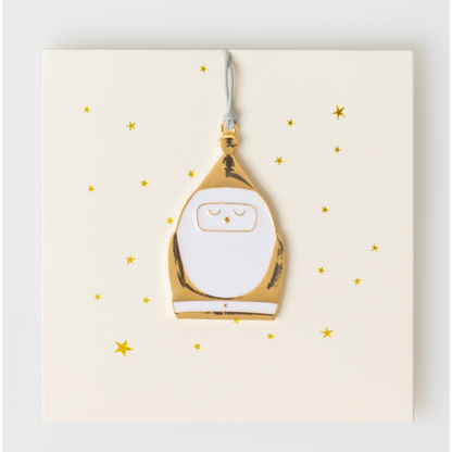 Räder - Decorazione da appendere in metallo - Babbo Natale 5x3,2cm