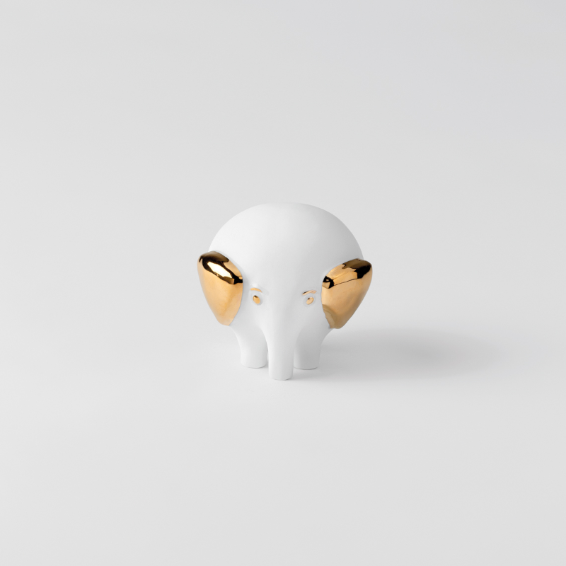 Räder - Miniatura in porcellana - Elefante 7x7 cm