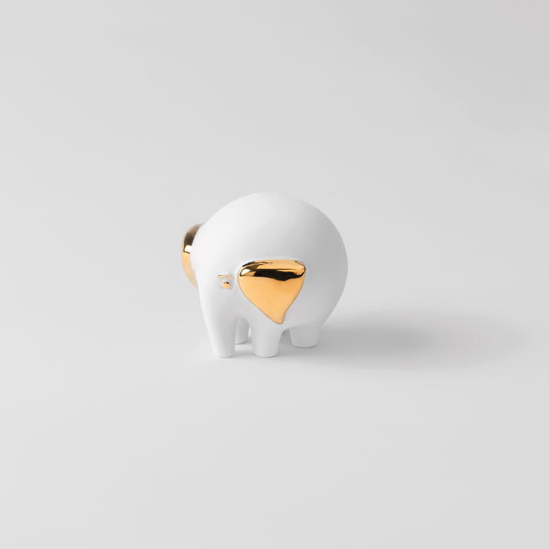 Räder - Miniatura in porcellana - Elefante 7x7 cm