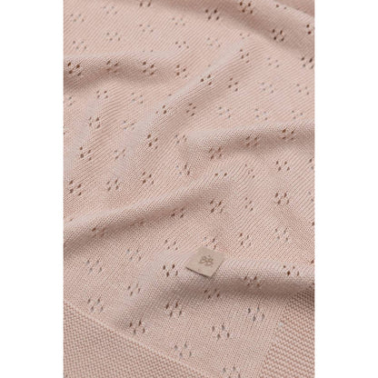 Bamboom - Coperta traforata Knitted - Cammello