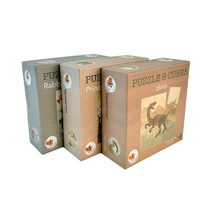 Egmont Toys - Puzzle a cubi Famiglia di conigli