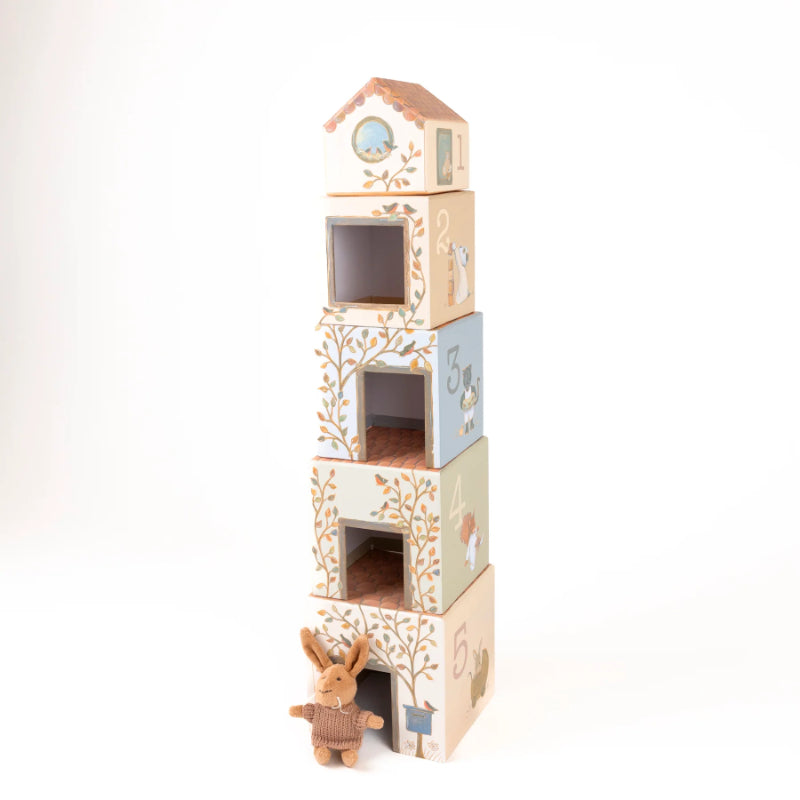Egmont Toys - Cubi impilabili Casetta - Il coniglio Lenny