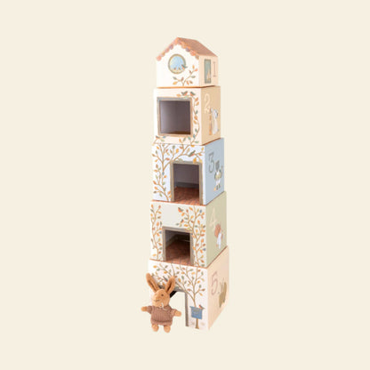 Egmont Toys - Cubi impilabili Casetta - Il coniglio Lenny