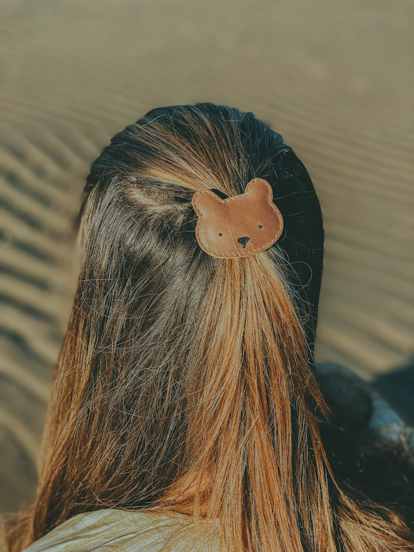 Donsje Amsterdam - Josy Classic Hair Tie | Bear - Elastico per capelli Orsetto