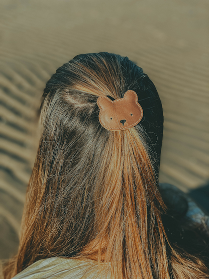 Donsje Amsterdam - Josy Classic Hair Tie | Bear - Elastico per capelli Orsetto