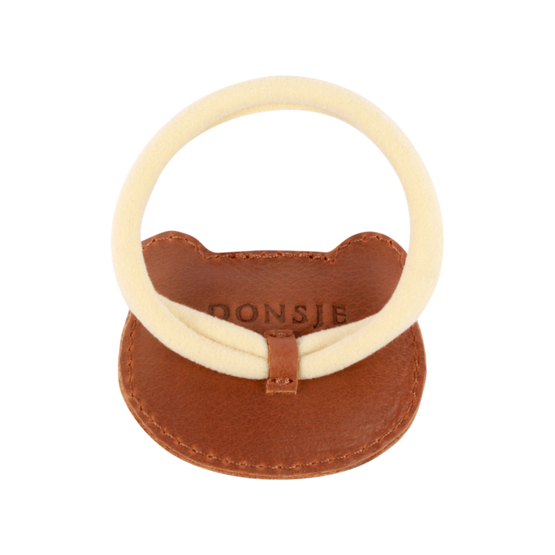 Donsje Amsterdam - Josy Classic Hair Tie | Bear - Elastico per capelli Orsetto