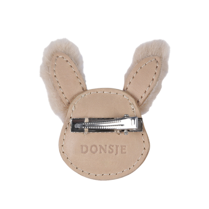 Donsje Amsterdam - Josy Exclusive Hairclip | Fluffy Bunny - Molletta per capelli Coniglietto
