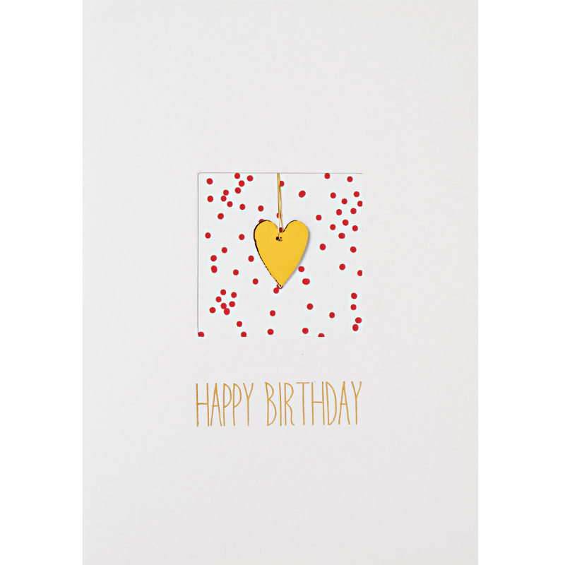 Räder - Biglietto di auguri - Compleanno - Filo con cuore 3D