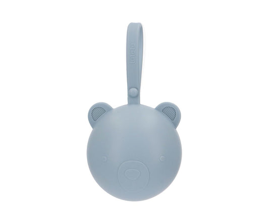 Tutete - Scatolina Portaciuccio in Silicone - Orsetto Azzurro Sky