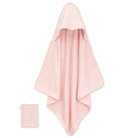 Bemini - Accappatoio a triangolo con cappuccio 75x75cm - Blush