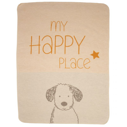 Fussenegger Kids - Coperta in flanella di cotone e viscosa 90x70 cm - My Happy Place Cane
