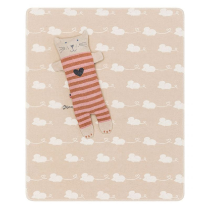 Fussenegger Kids - Set Coperta & Pupazzo Gatto Fussenegger