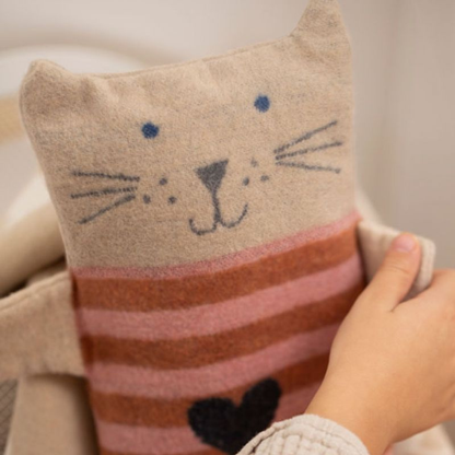 Fussenegger Kids - Set Coperta & Pupazzo Gatto Fussenegger