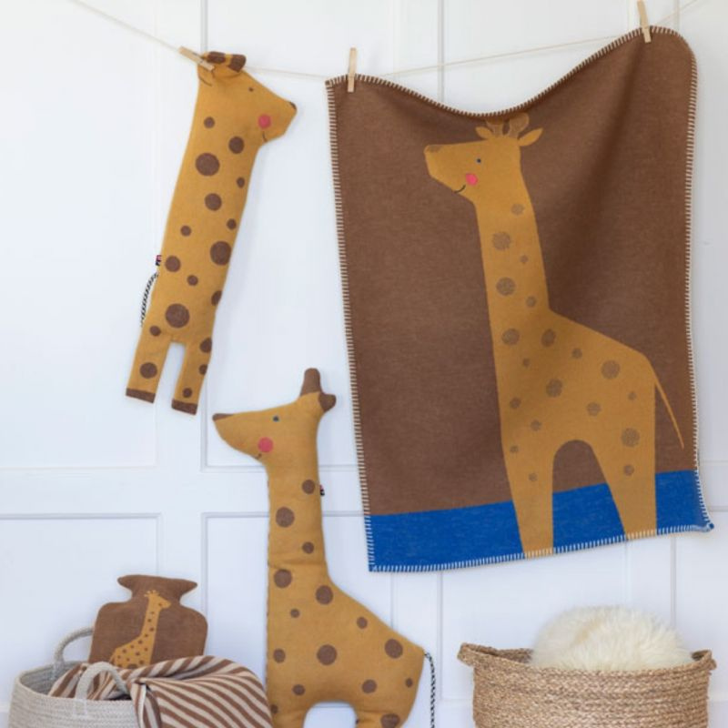 Fussenegger Kids - Set Coperta & Pupazzo Giraffa Fussenegger