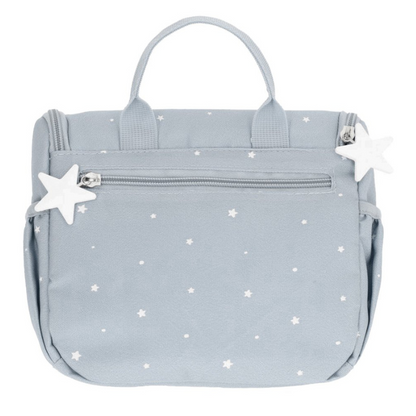 Beauty Case da Viaggio - Borsa da Toilette Appendibile Tutete Stars RPET - Azzurra