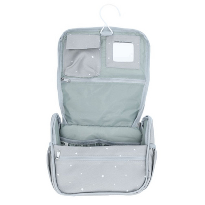 Beauty Case da Viaggio - Borsa da Toilette Appendibile Tutete Stars RPET - Azzurra