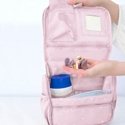 Beauty Case da Viaggio - Borsa da Toilette Appendibile Tutete Stars RPET - Rosa