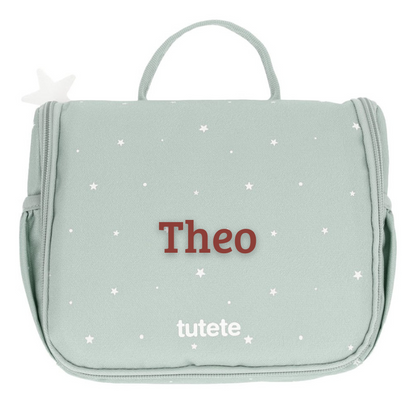 Beauty Case da Viaggio - Borsa da Toilette Appendibile Tutete Stars RPET - Verde