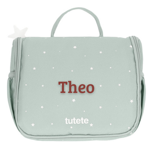Beauty Case da Viaggio - Borsa da Toilette Appendibile Tutete Stars RPET - Verde