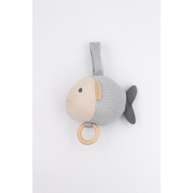 Bamboom - Carillon a maglia - Fish blu