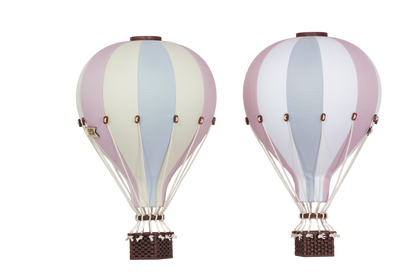 SuperBalloon Original - Mongolfiera - Azzurro Rosa Bianco