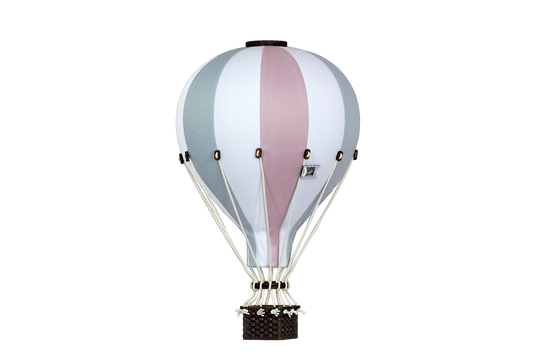 SuperBalloon Original - Mongolfiera - Azzurro Rosa Bianco