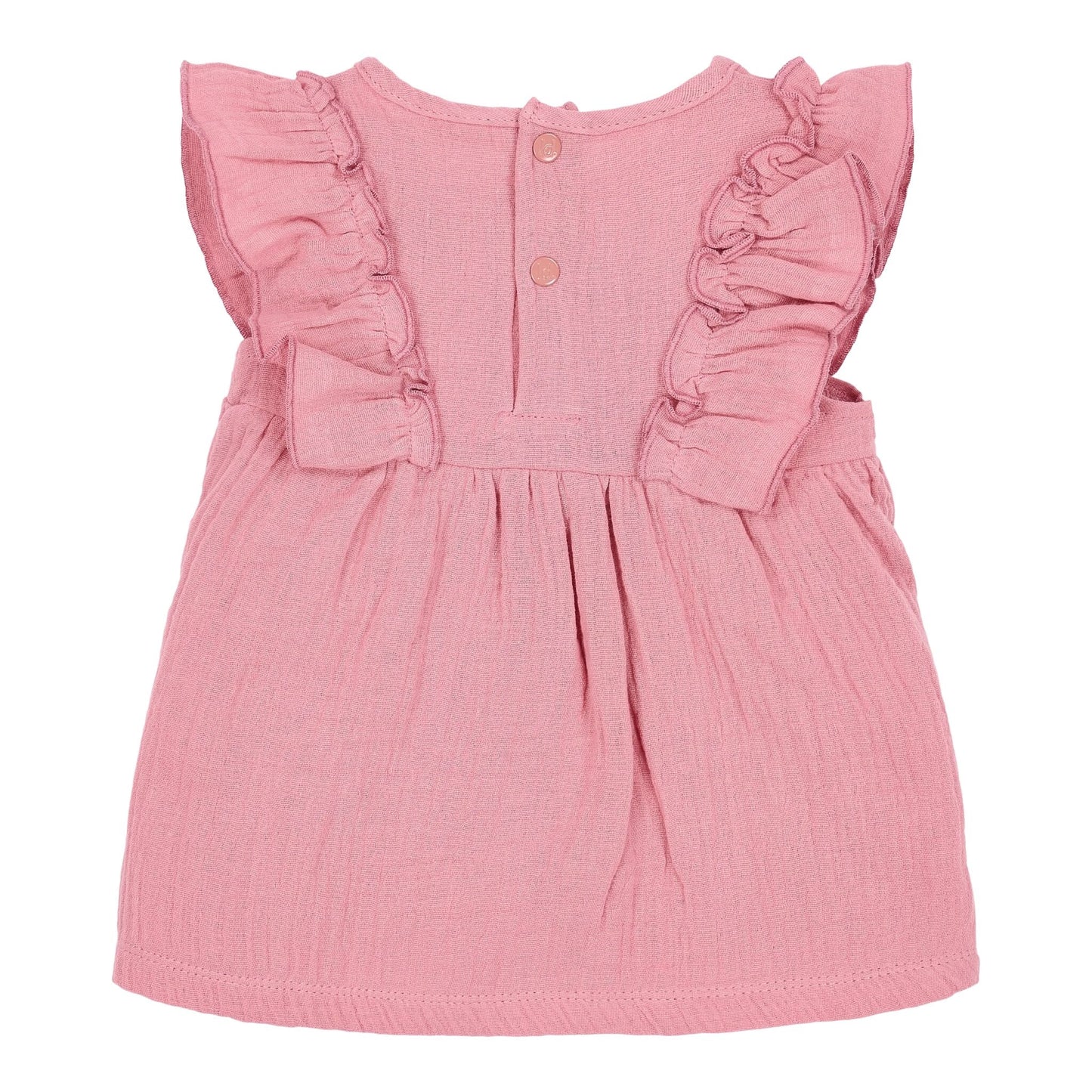 Little Dutch - Abito con Bloomer Rosa Cipria