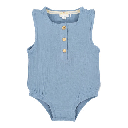 Little Dutch - Pagliaccetto body Stone Blue