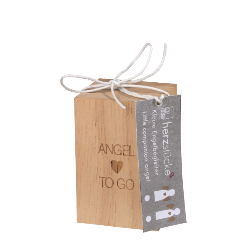 Räder - Miniatura in porcellana con scatola in legno - angelo Angel to go