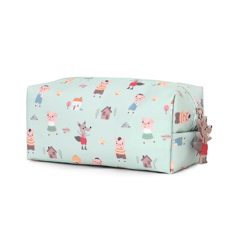 Tutete - Astuccio Scuola Tre Porcellini Personalizzabile - RPET Riciclato
