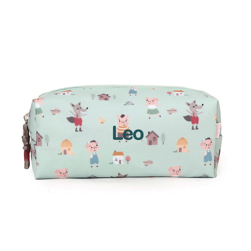 Tutete - Astuccio Scuola Tre Porcellini Personalizzabile - RPET Riciclato