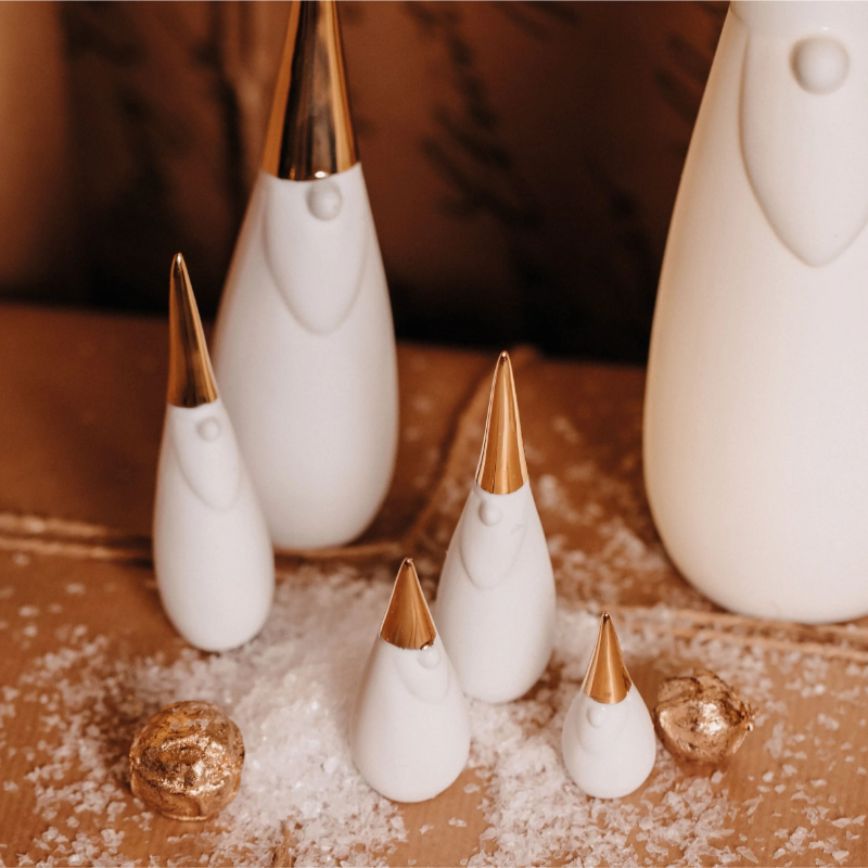 Räder - Decorazione in porcellana - Babbo Natale 15x4cm