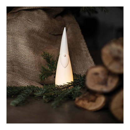 Räder - Decorazione in porcellana con LED - Babbo Natale 22x6cm