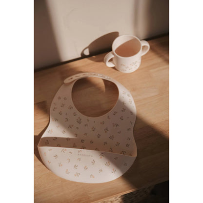 Bamboom - Set Bavaglino in silicone e Tazza - Tulips
