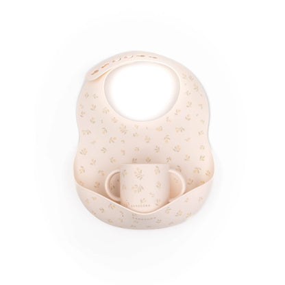 Bamboom - Set Bavaglino in silicone e Tazza - Tulips