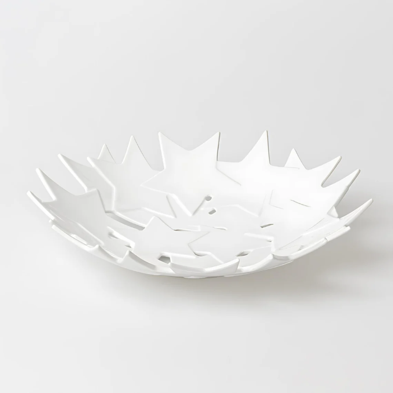 Räder - Piatto portafrutta in porcellana XL - Stelle 30cm