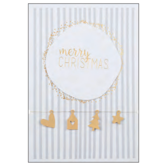 Räder - Biglietto di auguri - Natale - Filo con decorazioni 3D